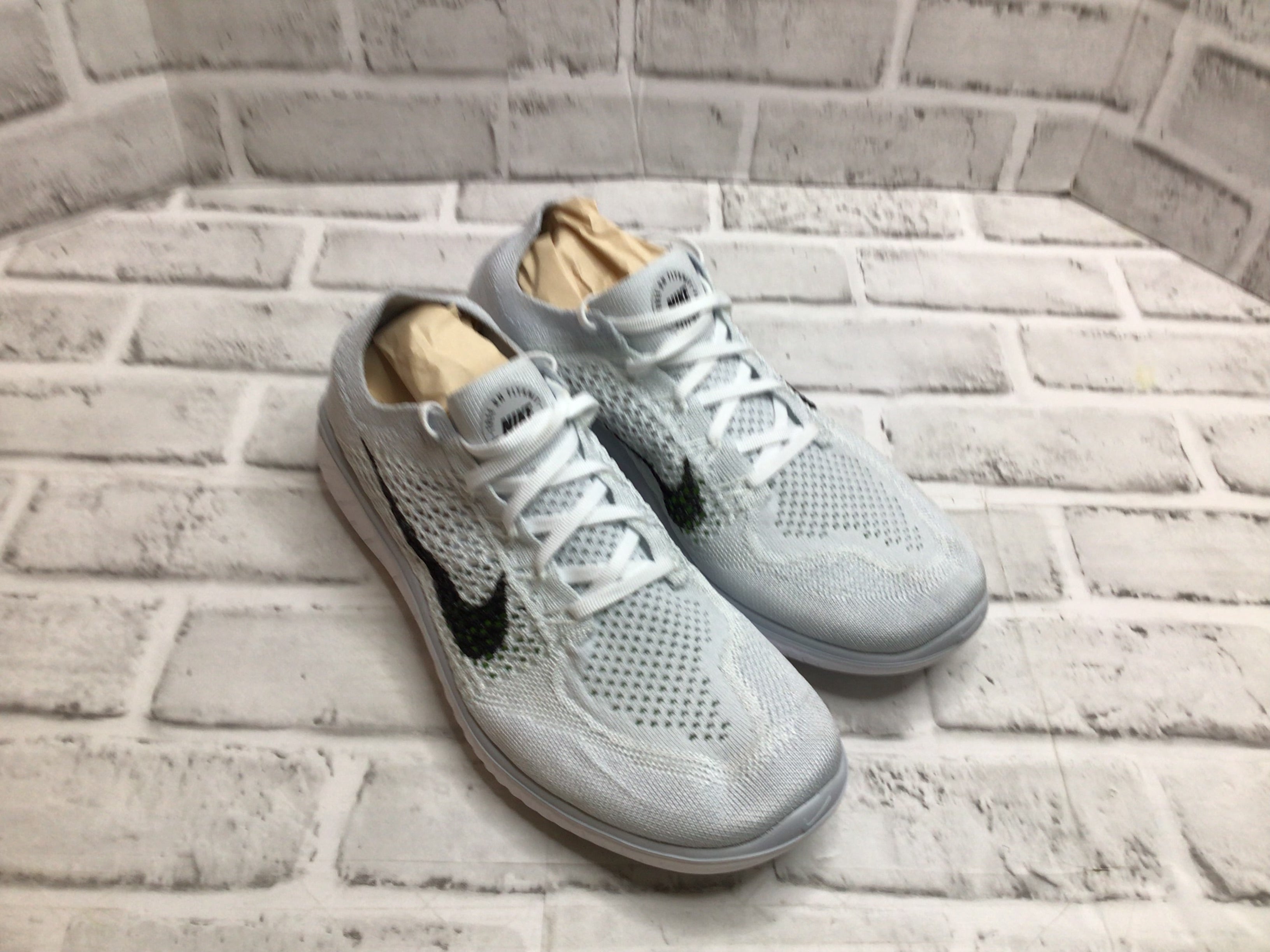 Nike 942839-100 Women's Free RN Flyknit 2018 Running Shoes White Size 10 (8088211947758)